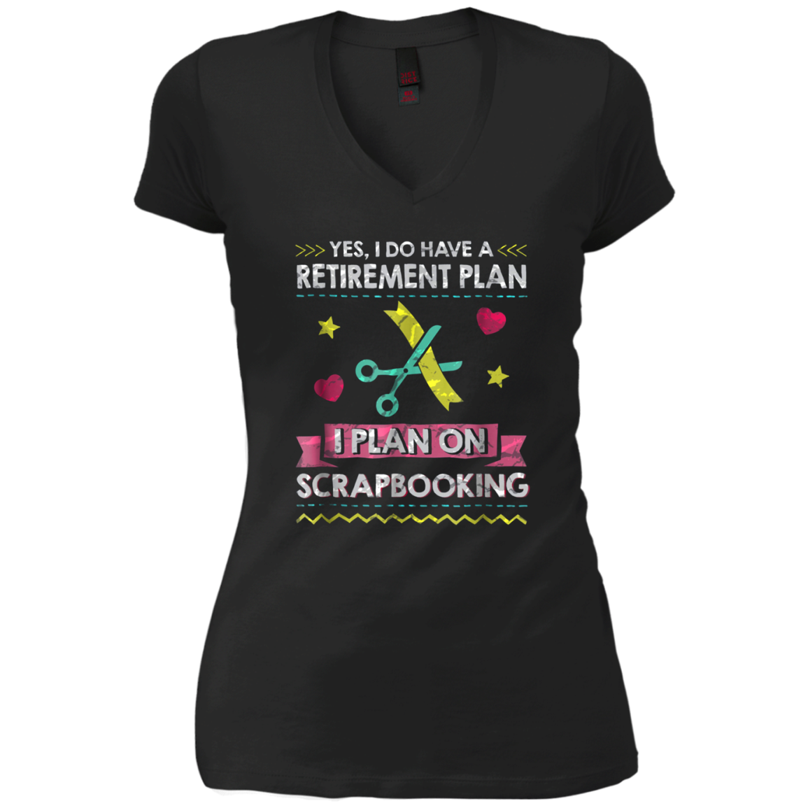 Artsy Scrap-booking Tee Perfect for Retiree