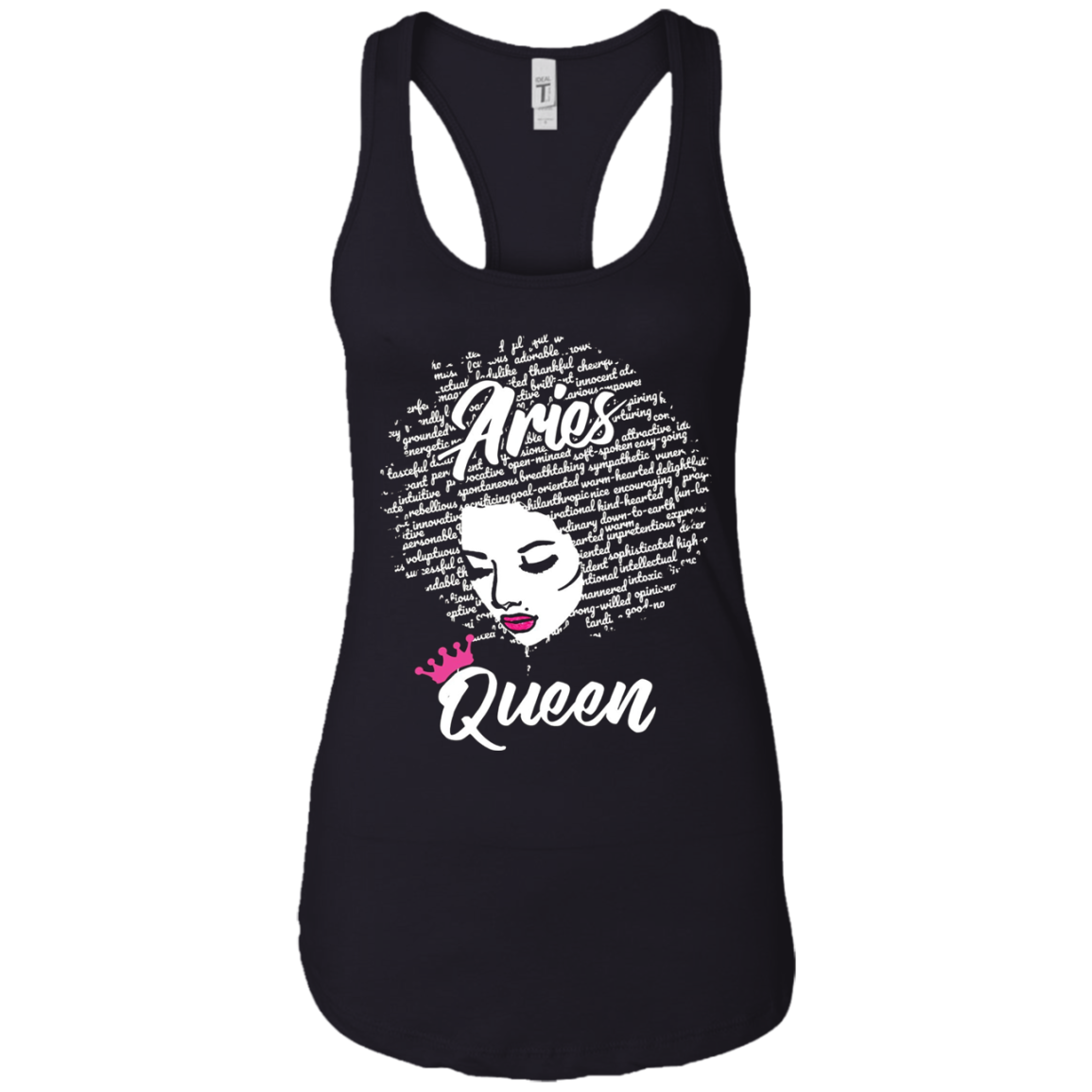 Aries Zodiac Birthday Afro Gift T-Shirt for Black Women