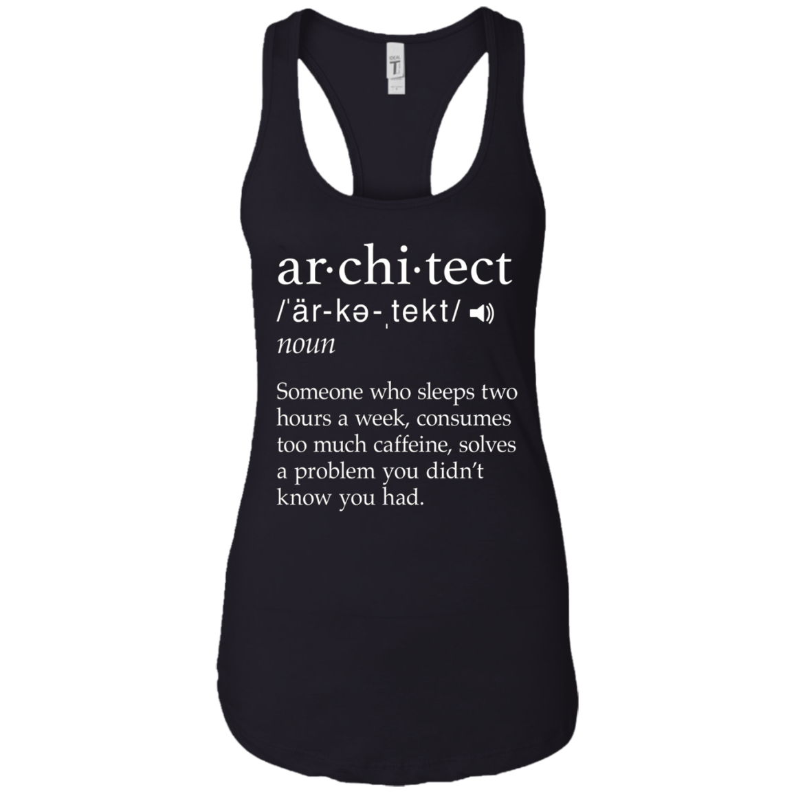 Architect Definition T-Shirt - Funny Architect Meaning Shirt