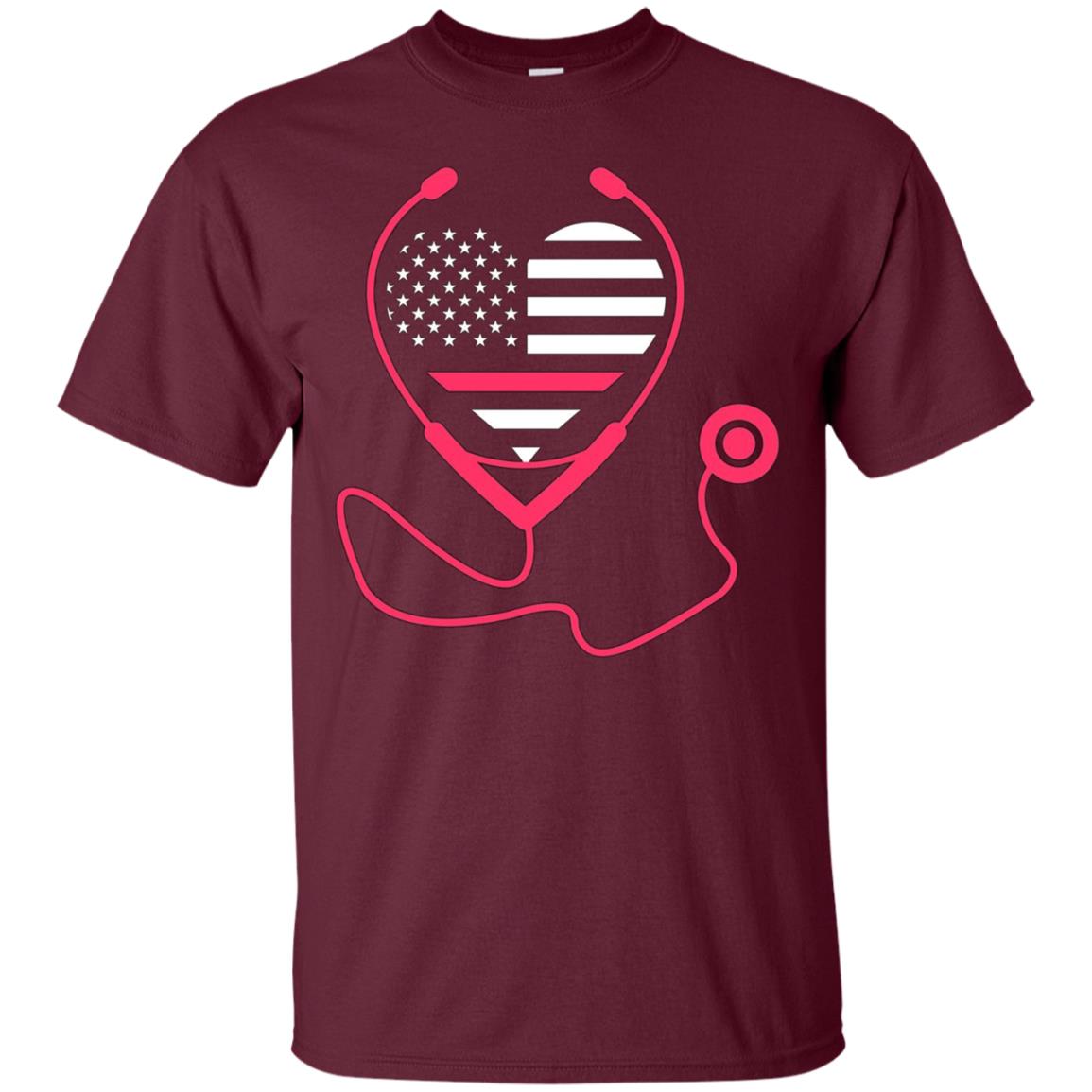 American Nurse T-shirt Nursing's Heart