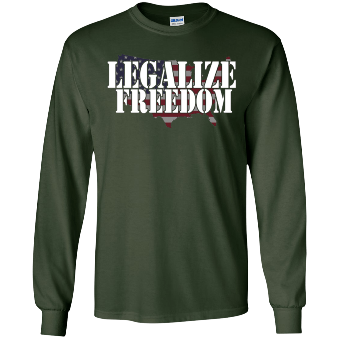 American Flag Legalize Freedom T-Shirt