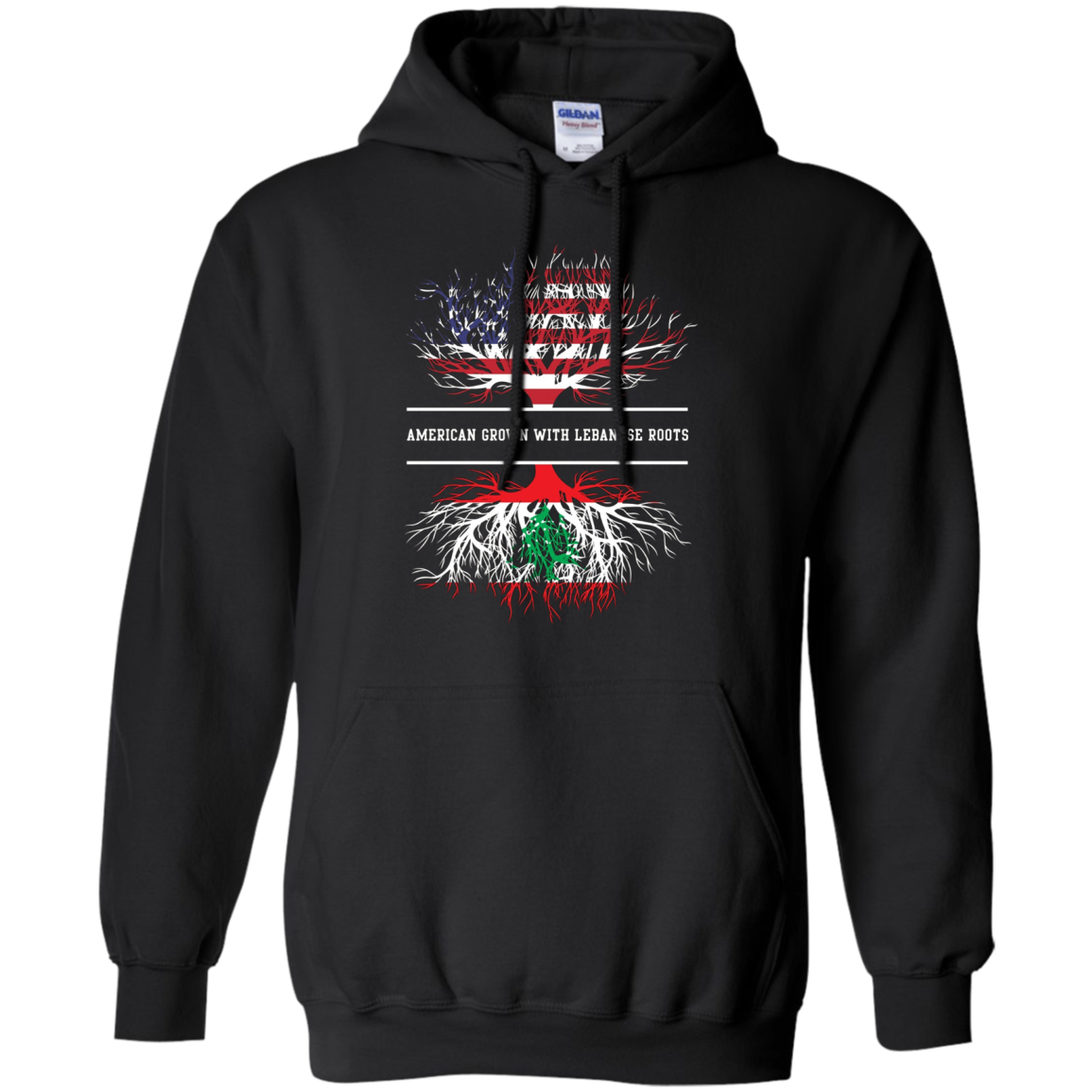 American Grown With Lebanese Roots T-Shirt Lebanon Tee