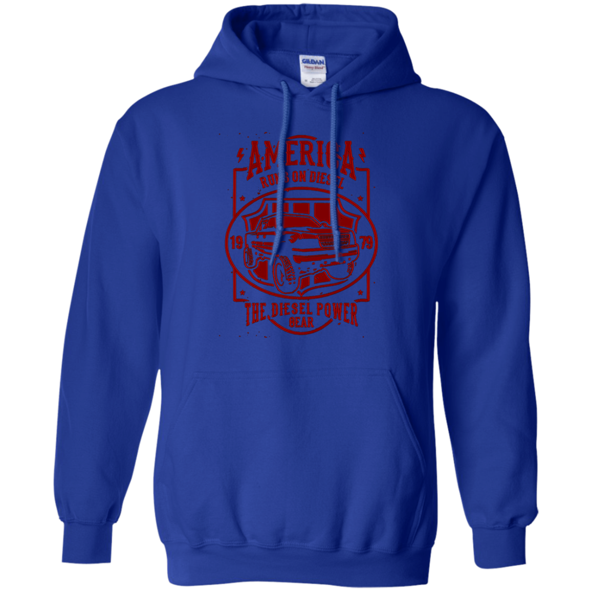 T-shirt American Run On Diesel
