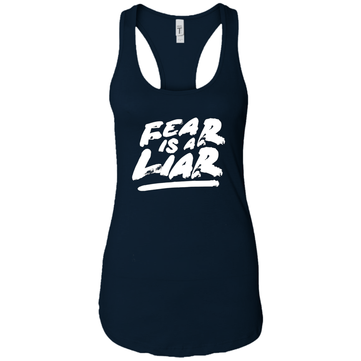 "Fear Is A Liar" T-shirt Success Wins Positive Thinking Tee