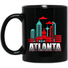 Image of Atlanta T Shirt Funny Atlanta Georgia Skyline Souvenir Tee