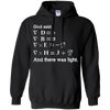Image of And God Said, Let There Be Light Physics Gift T Shirt