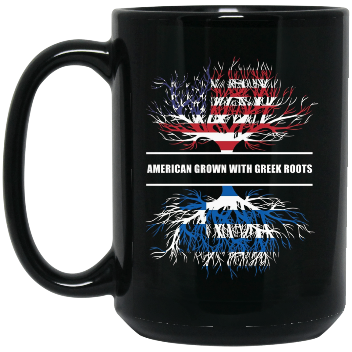 American Grown With Greek Roots T-Shirt Great Gift Tee