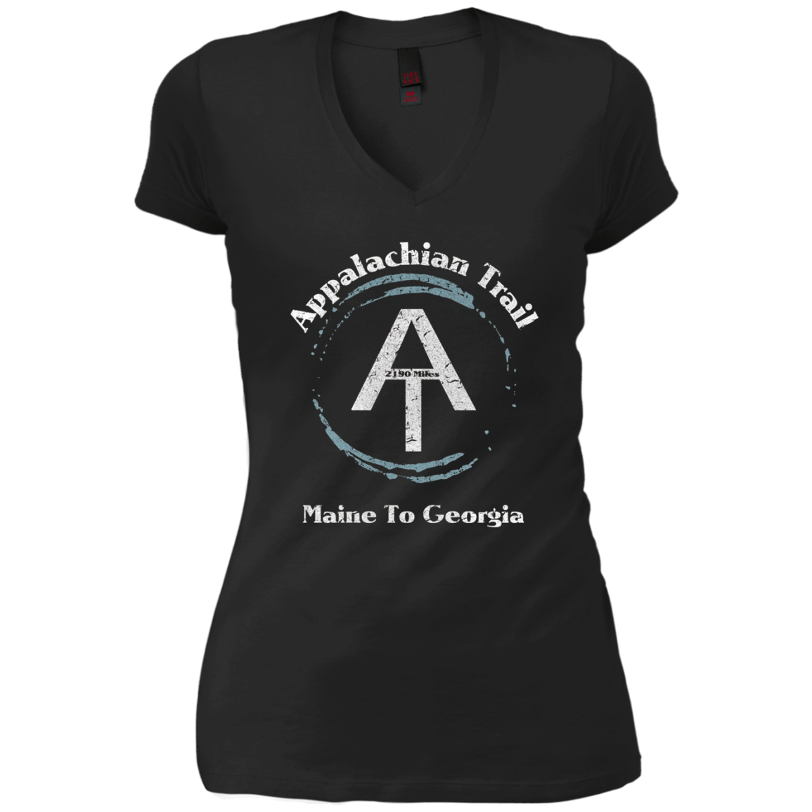 T-shirt en détresse des Appalaches Trail Hiker 2190 Miles