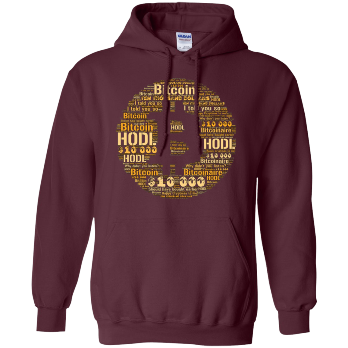 $10,000 Bitcoin - Cryptocurrency Shirt For Crypto Traders