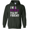 Image of Alzheimer's Awareness T-shirt I Wear Purple For My Friend