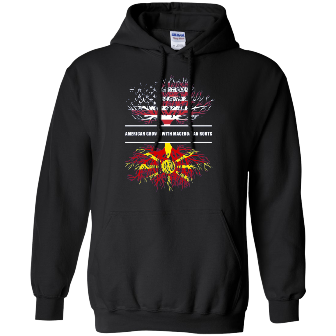 American Grown With Macedonian Roots T-Shirt Macedonia Shirt