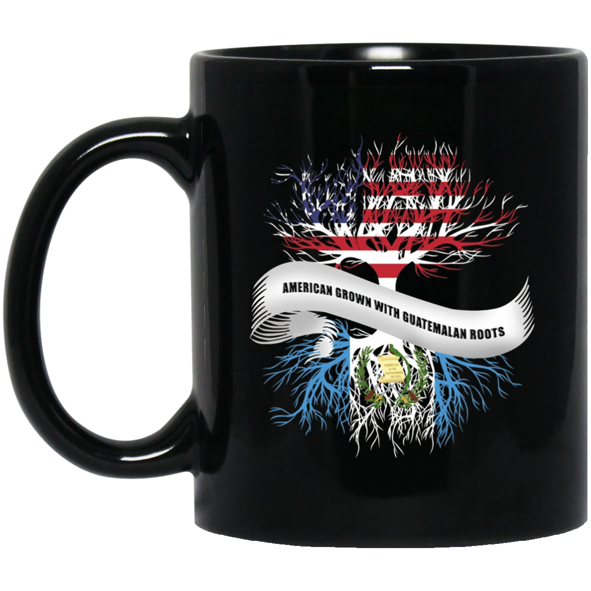 American Grown With Guatemalan Roots T-Shirt Guatemala Tee