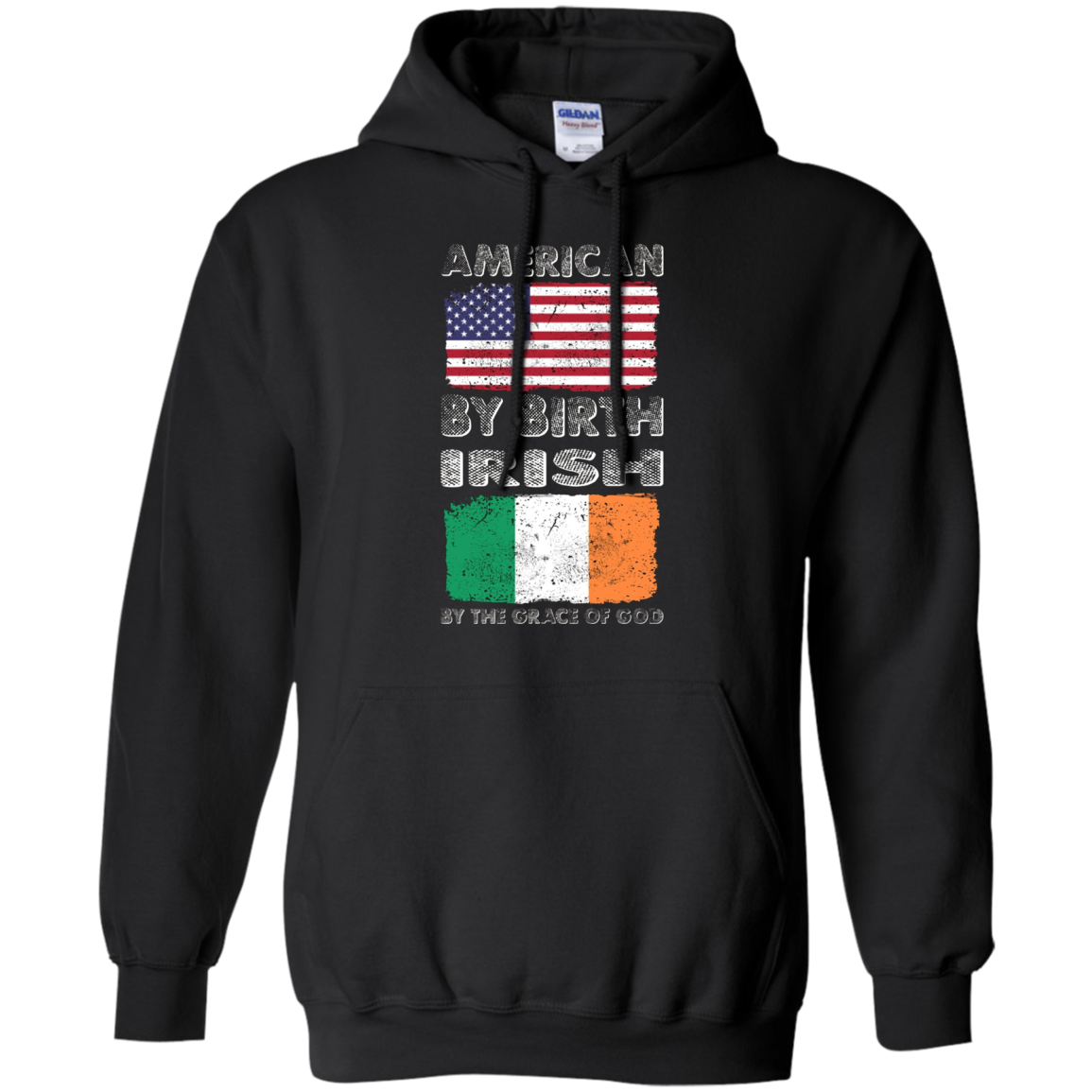 American by Birth Irish by Grace of God Heritage T-Shirt