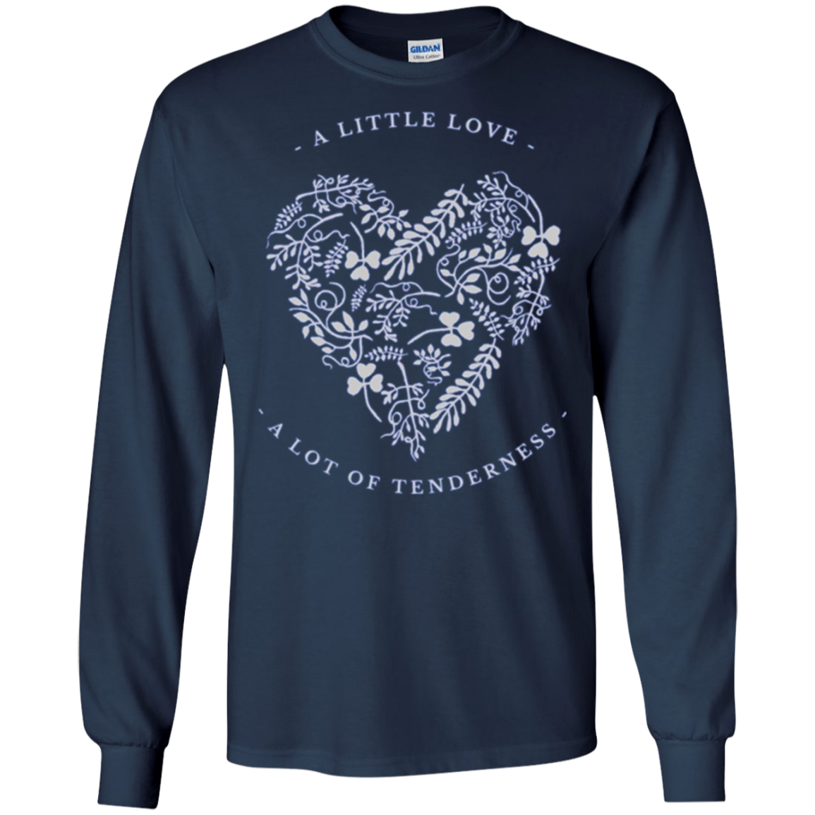 A Little Love White Heart Long Sleeve T-Shirt