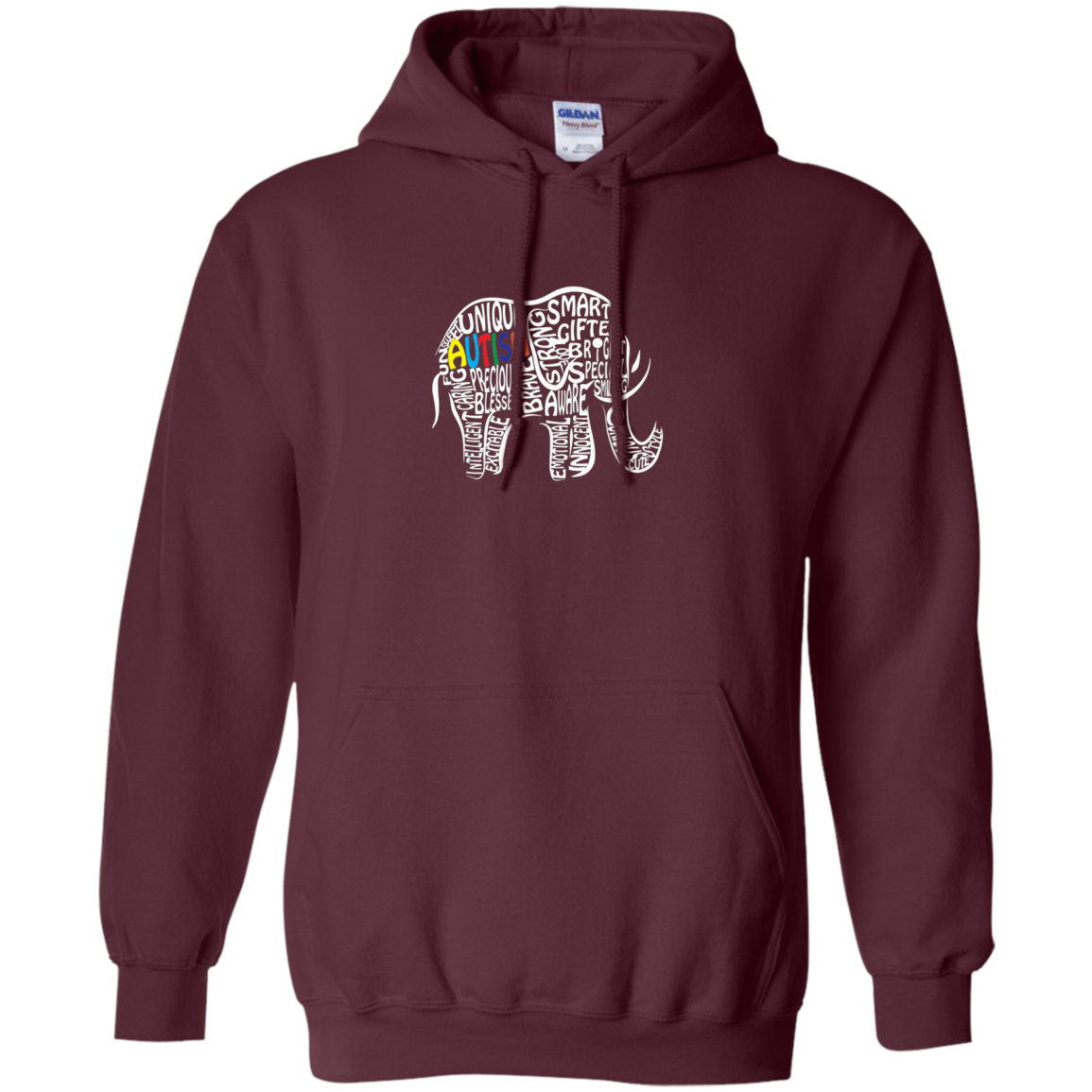 Autism Awareness Elephant Long Sleeve T Shirt