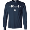 Image of A shirt that says Blessed | Blessed Thanksgiving T-Shirt