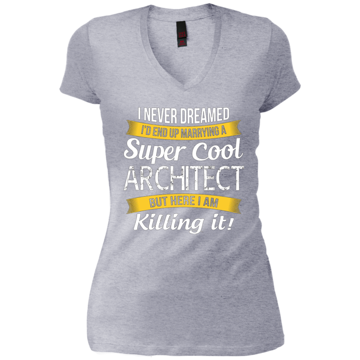 Architect's Wife T-Shirt Funny Wedding Anniversary Gift
