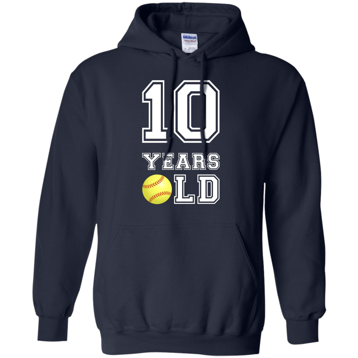 10 Years Old Softball Birthday Shirt Boy 10th Birthday Tee