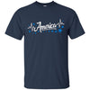 Image of America Heartbeat Blue Shirt Fourth of July Outfit Stars
