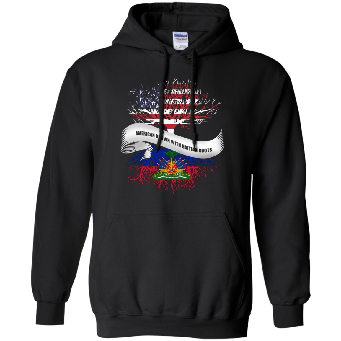 American Grown With Haitian Roots T-Shirt Haiti Tee