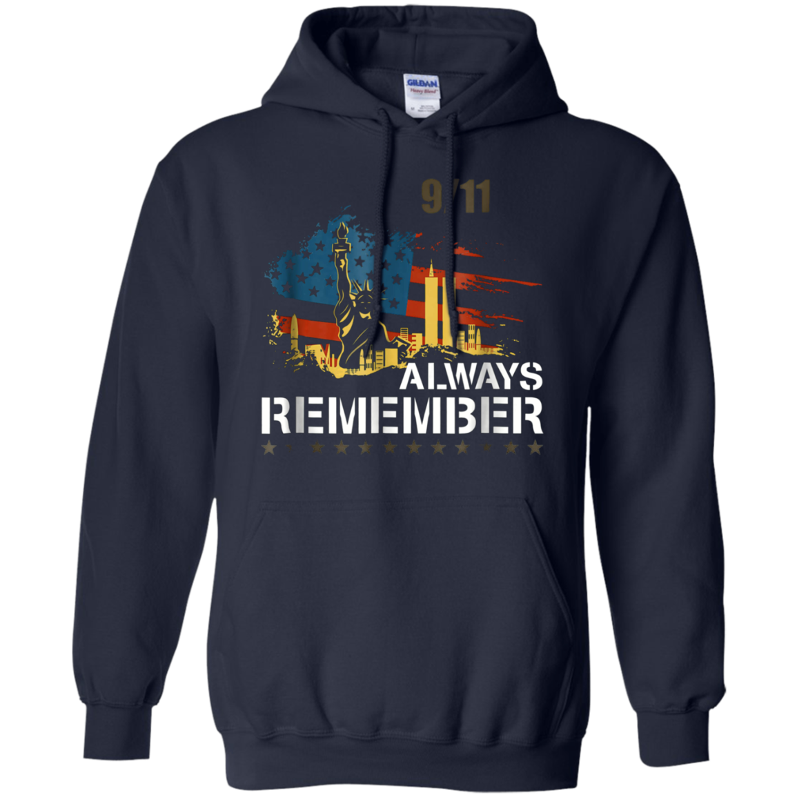 Always Remember 9/11 Patriot Day Memorial Tshirt