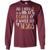 Image of A Little Bit Of Coffee & A Whole Lot Of Jesus T-Shirt