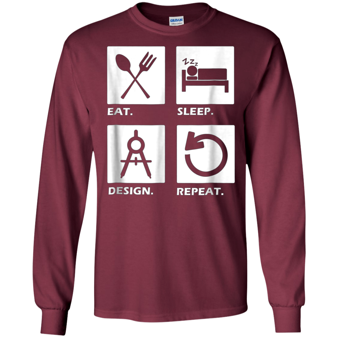 Architect funny T Shirt Man Women Eat Sleep Design Tee