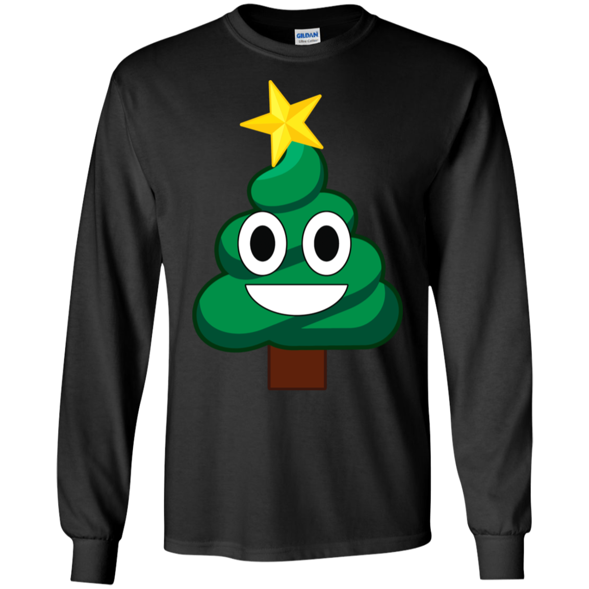 Christmas Tree Poop Emoji Shirt