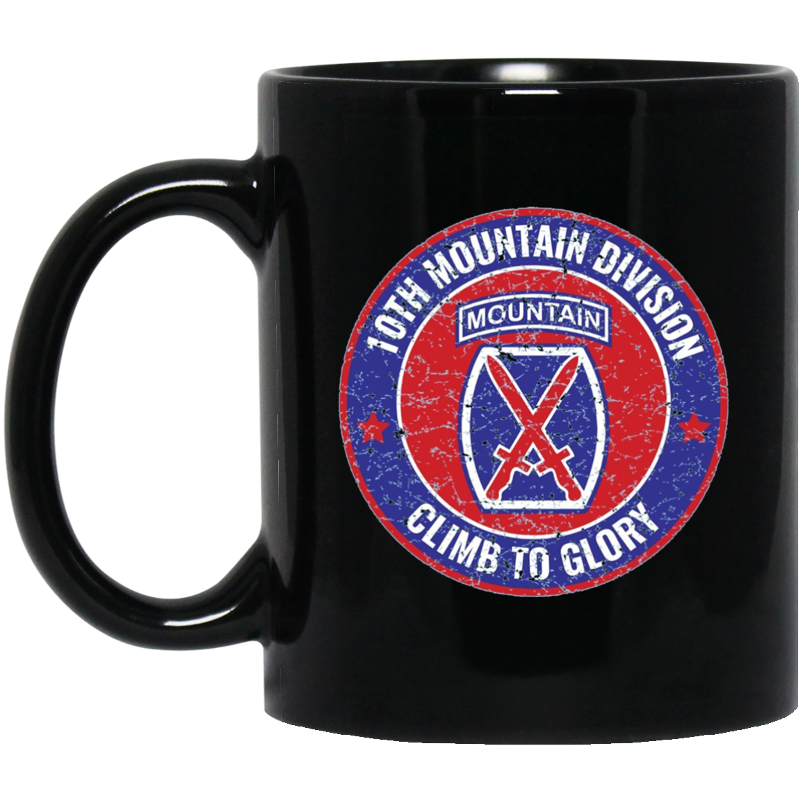 10th Mountain Division T Shirt Climb To Glory 20550