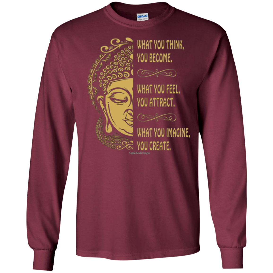 ATTRACT CREATE Inspirational Motivational Quote T-Shirt