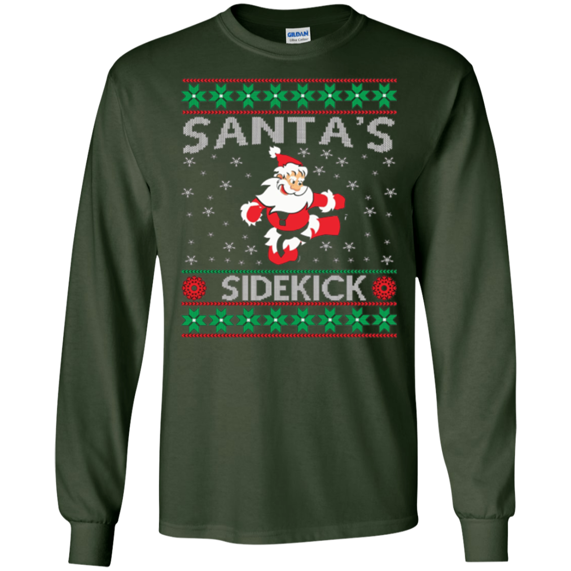 Santa's Sidekick Christmas T-shirt