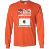 Image of American By Birth Proudly Raised In Massachusetts Flag Shirt