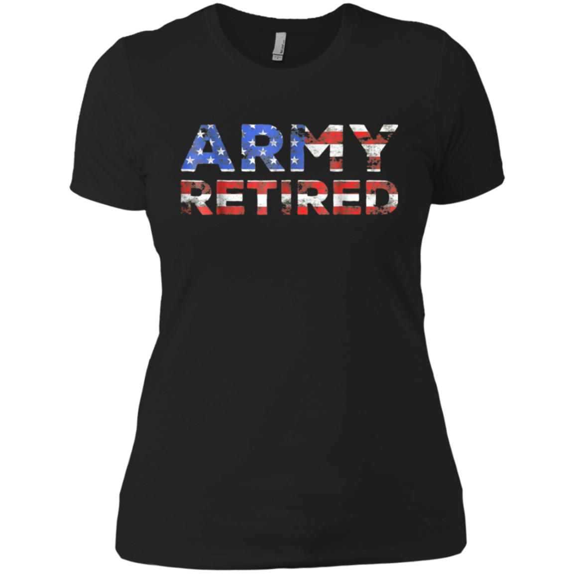 Army Retired T-Shirt Military U.S. Army Retirement Gift