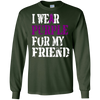 Image of Alzheimer's Awareness T-shirt I Wear Purple For My Friend