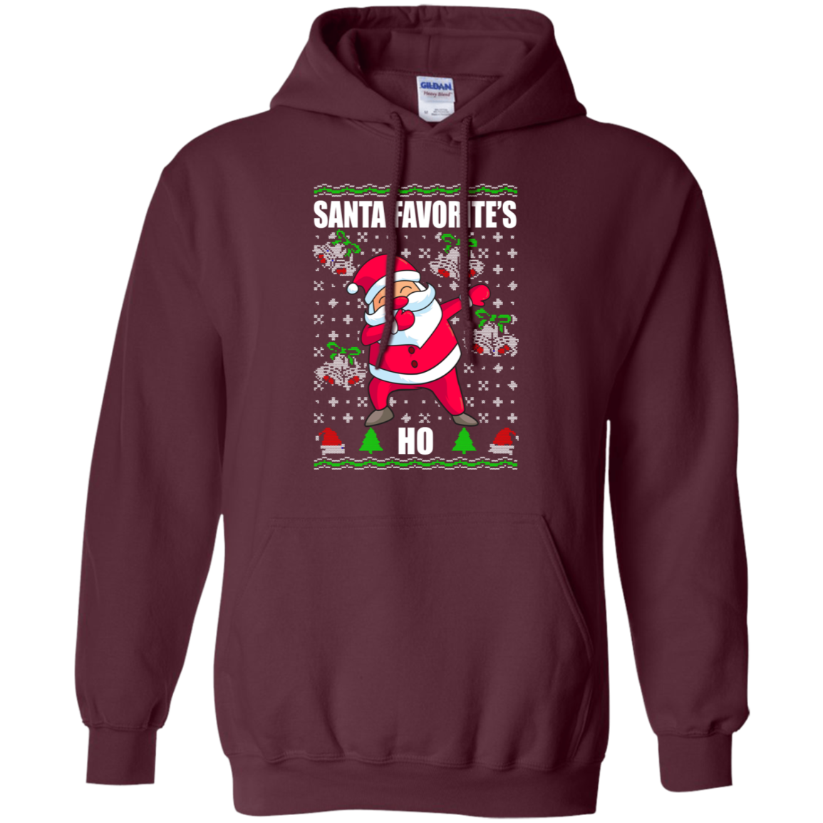 Santa Favorite's Ho Dabbing Santa X-ma T-Shirt