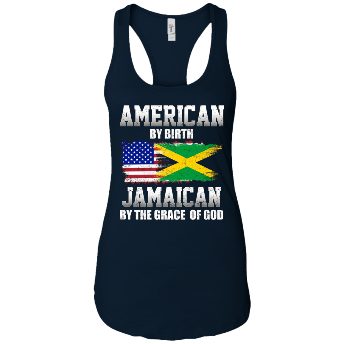 American By Birth Jamaican By The Grace Of God T-shirt