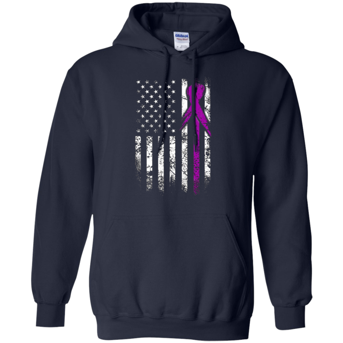 Alzheimer T-Shirt, American Flag Grunge Shirt