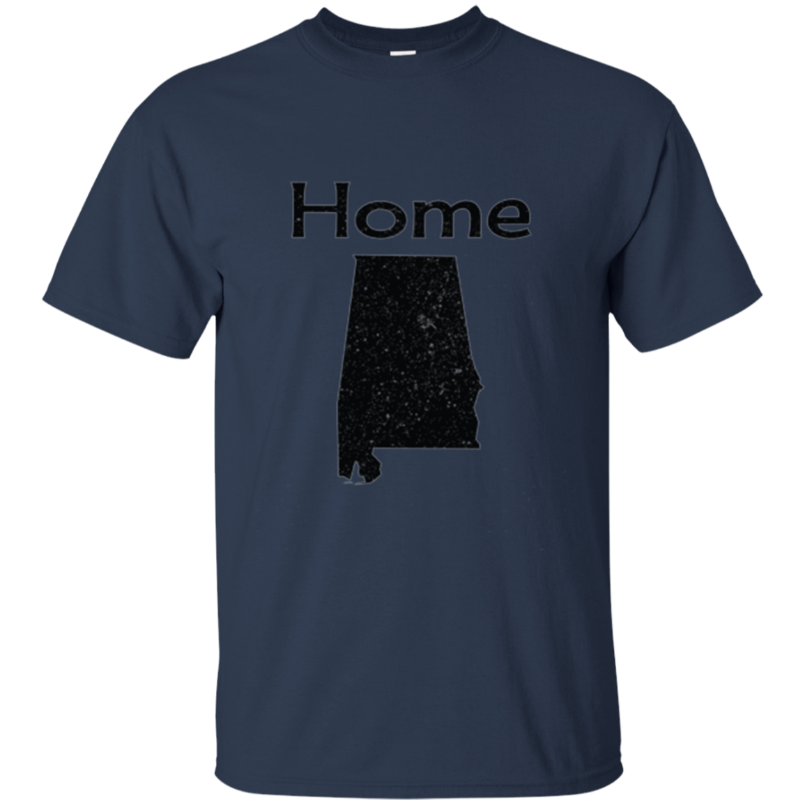 Alabama Distressed Home State light long sleeve t-shirt