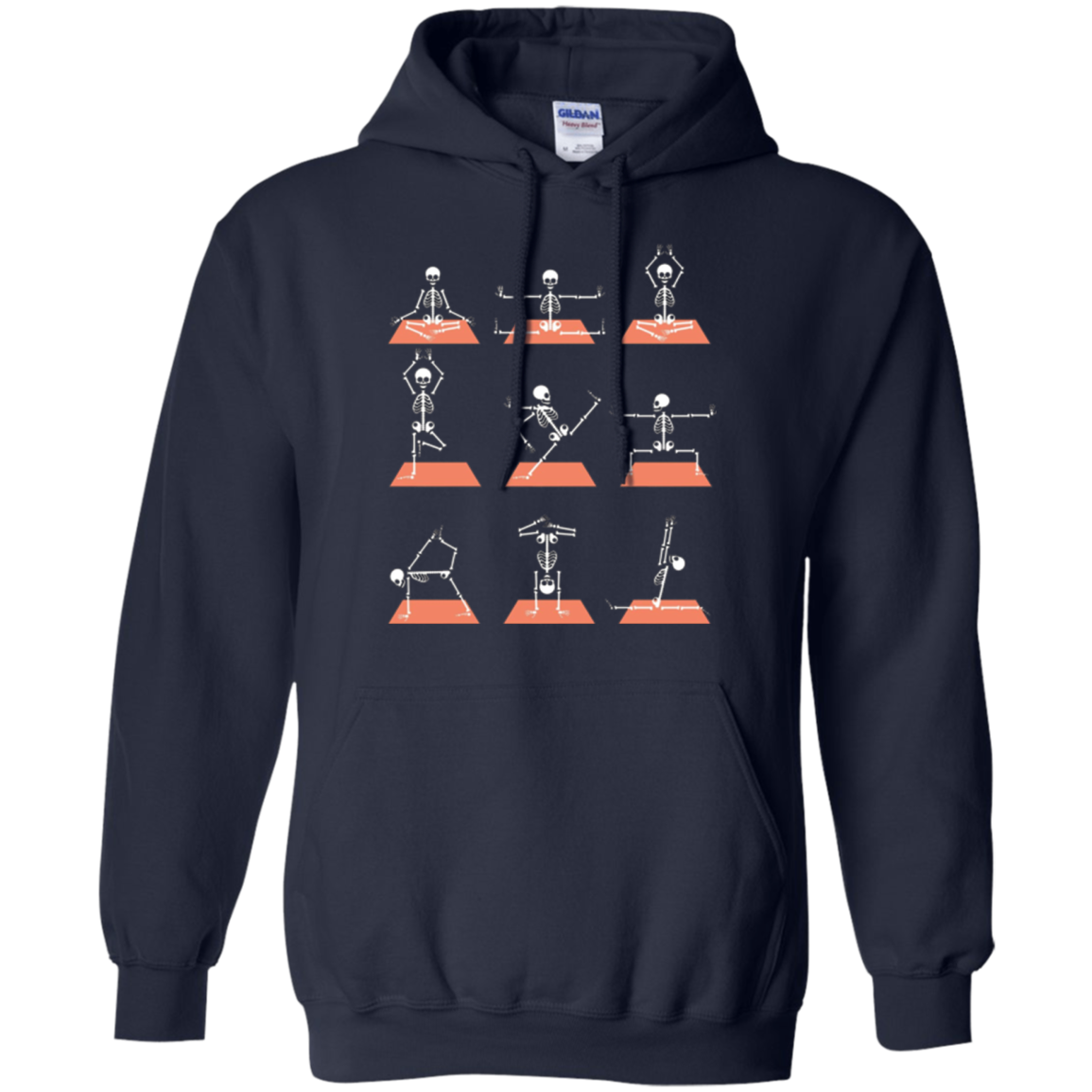 Christmas Skeleton Yoga Pose Shirt Exercise Work Out