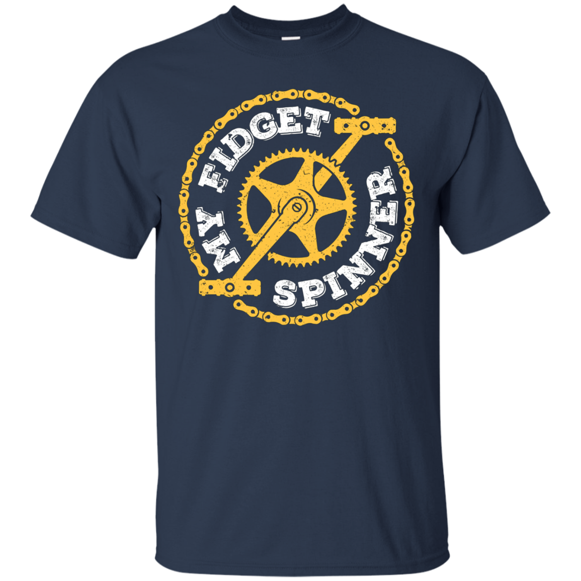 Bike Lover Funny Tshirt - My Fidget Spinner Tee Shirt Gift