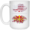 Image of American Grown With Macedonian Roots T-Shirt Macedonia Shirt