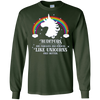 Image of Auditors Fabulous Magical Unicorns Funny Long Sleeve Shirt