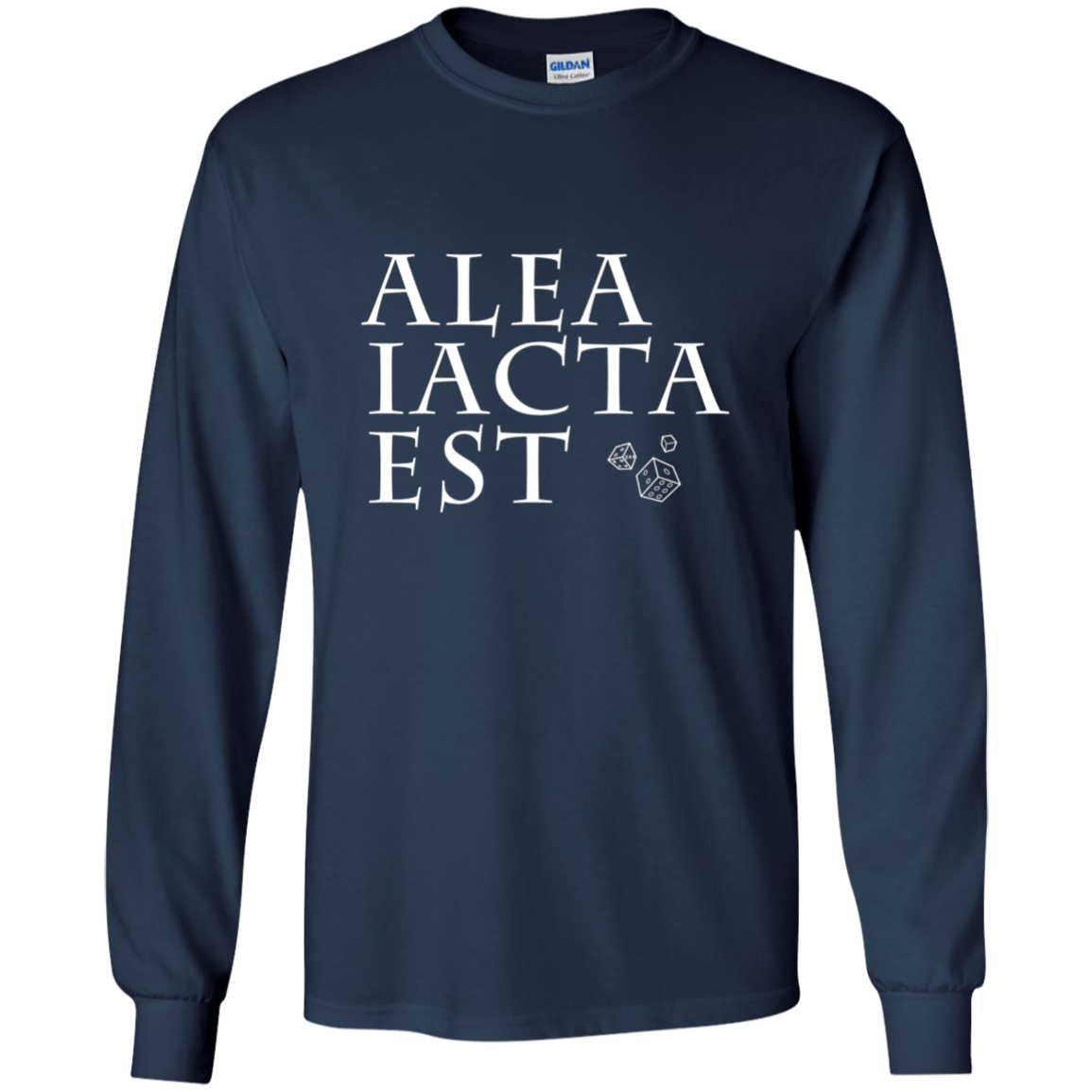 Alea Iacta Est The Die is Cast Long Sleeve Caesar Shirt