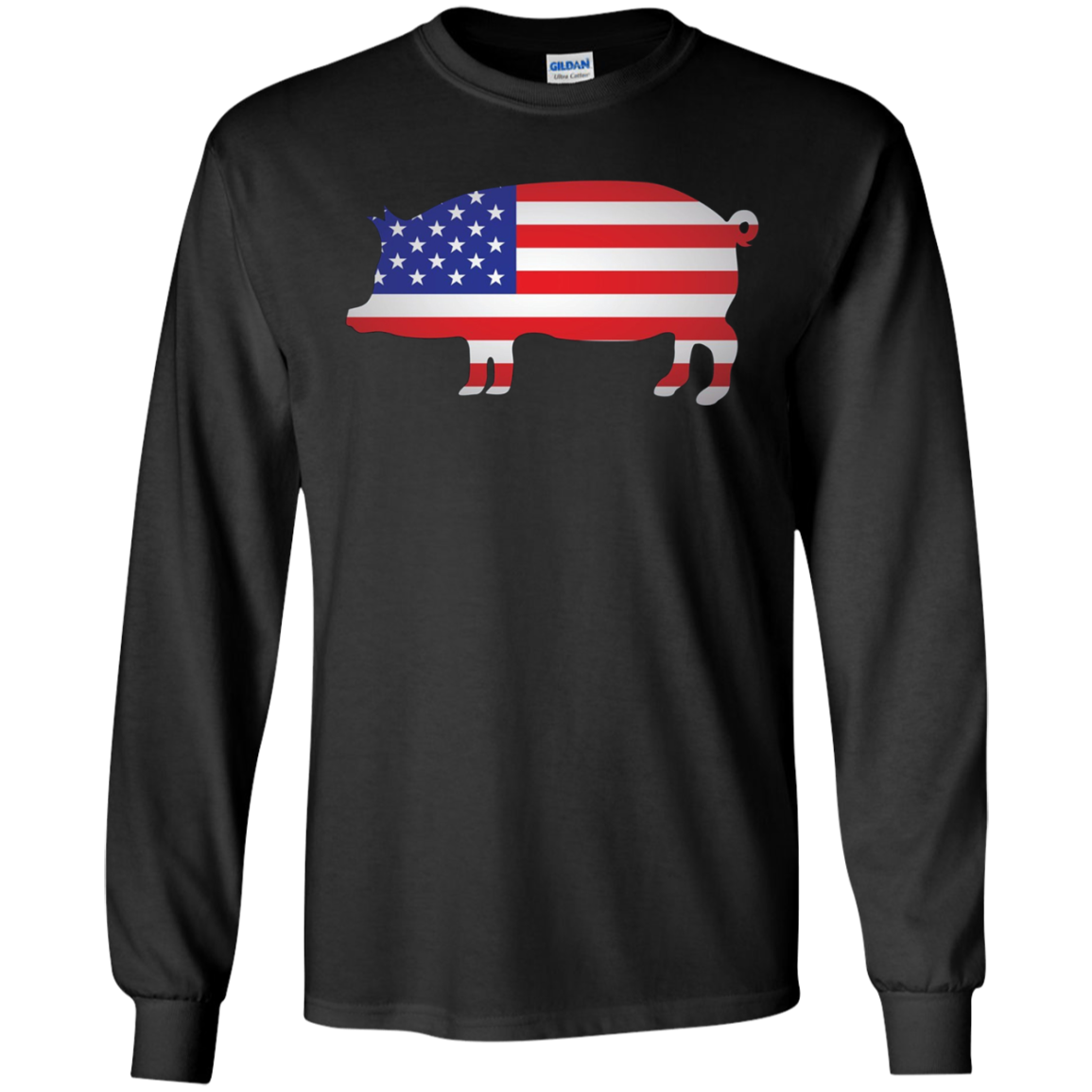 American Flag Pig Shirt 4th of July Independence Day Gift