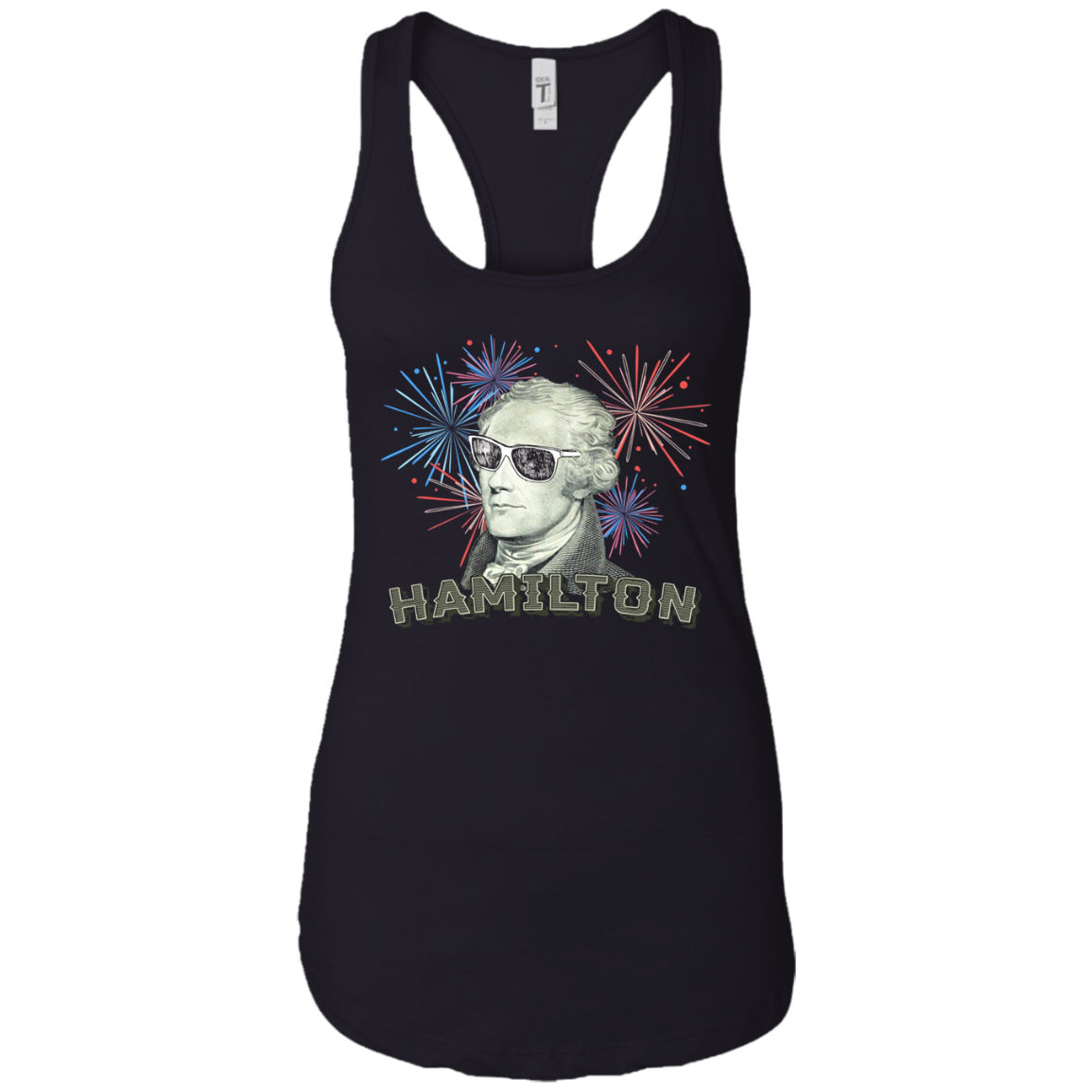 Alexander Hamilton Sunglasses Fireworks HIstory T Shirt