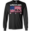 Image of American Flag Wrestling T-shirt