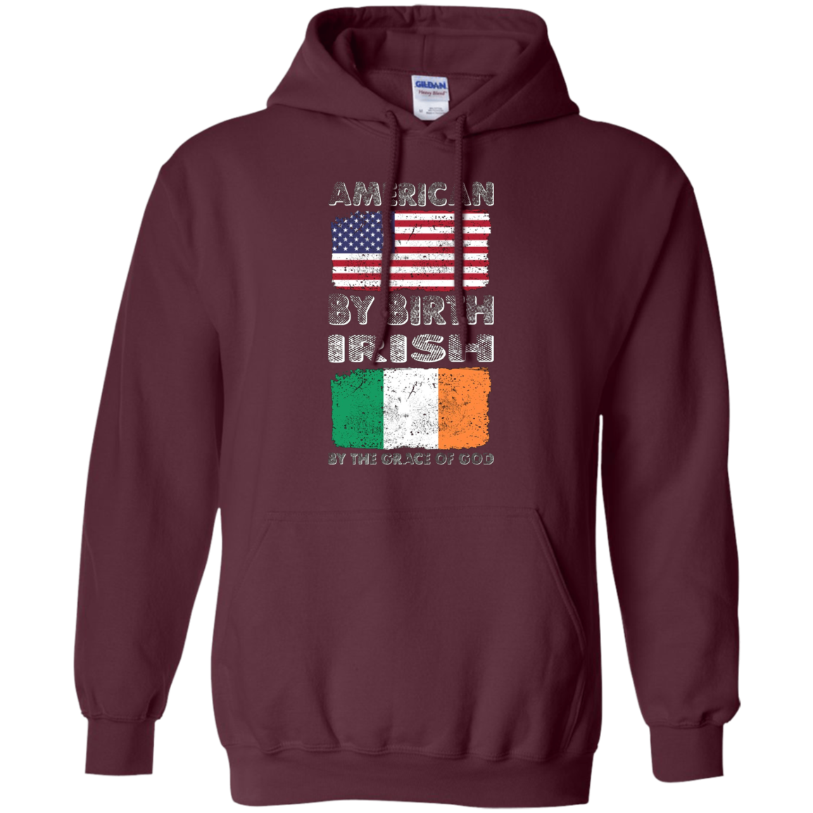 American by Birth Irish by Grace of God Heritage T-Shirt