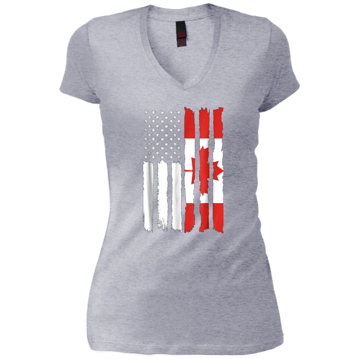 American Canada Patriotic Flag T-shirt
