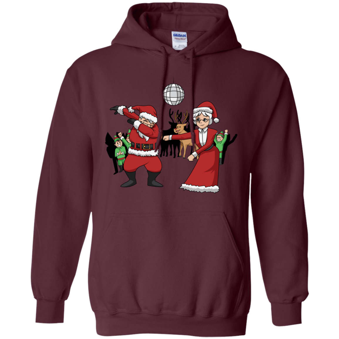 Santa Dabbing Tshirt Mrs. Claus Flossing Shirt