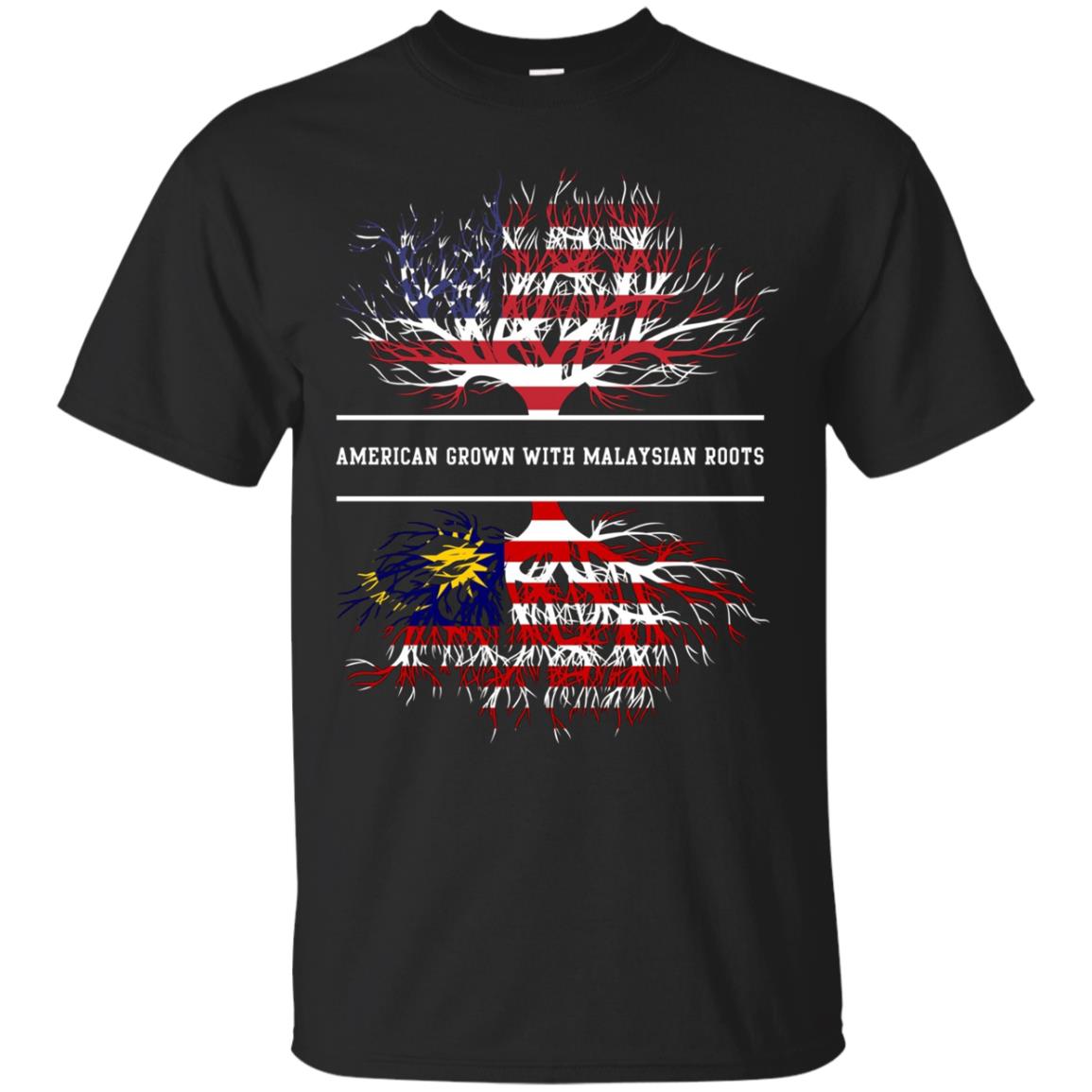 American Grown With Malaysian Roots T-Shirt Malaysia Tee